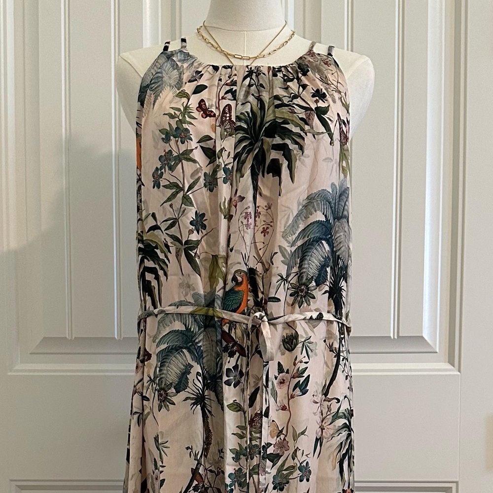 H&M Tropical Print Maxi Dress - Multicolor